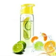 thumbnail image 1 of Hi.FANCY 800 Milliliter Fruit Infusing Water Bottle with Fruit Infuser and  for Flip Lid Lemon Juice Make Bottle, 1 of 6