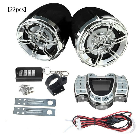 Hi.FANCY Motorcycle Bluetooth Stereo Player Motorbike Wireless Speaker Remote Control Kit Motorcycle MP3 Player System