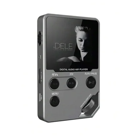 Hi-Fi Digital Audio Player With 128GB Expandable Memory & DAC Decoder - Bluetooth 5.0, Zinc Alloy Body, 50-Hour Playback