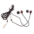 thumbnail image 1 of Hi-Fi Sound Wired Earphones for Nokia XR21, T21, X100 - Headphones Handsfree Mic Headset Wooden Earbuds In-ear Earpieces, 1 of 6