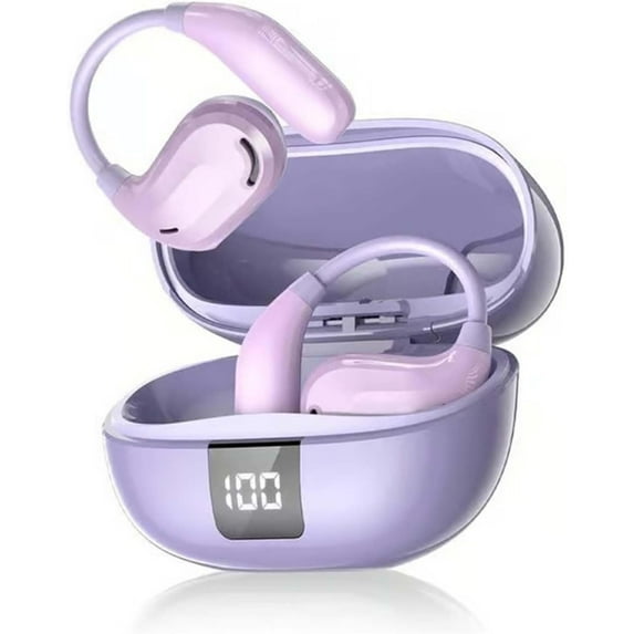 Hi-Fi Sports Bluetooth 5.4 Ear Hook Headphones With Noise Cancelling & Ai Translation, Sports Bluetooth 5.4 Ear Hook Headphones, 90 Hrs, IPX5 Waterproof Earphone For Workout/Running