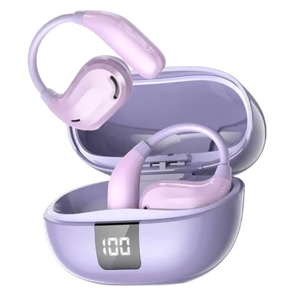 Hi-Fi Sports Bluetooth 5.4 Ear Hook Headphones with Noise Cancelling & Ai Translation, IPX5 Waterproof Sports Bluetooth Headphones