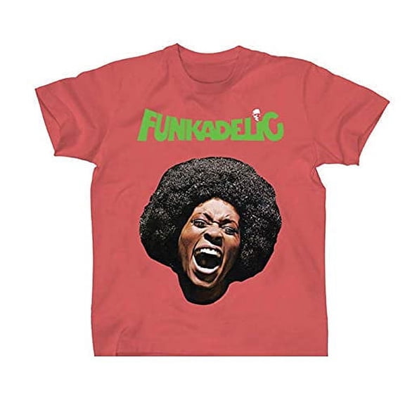 Hi Fidelity Parliament Funkadelic Maggot Brain George Clinton Rock Music T Shirt CLN-1004 (Medium) Pink