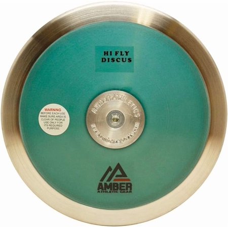 Hi Fly DiscusTrack & Field Training Discus - IAAF Certified, 85% Rim Weight, Durable Polycarbonate Fiber Side Plates - Perfect for Advanced Throwers - Available in 1kg, 1.6kg, 2kg