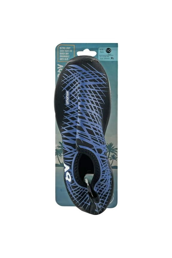 Aquarun Water Shoes Blk/blue Sz10