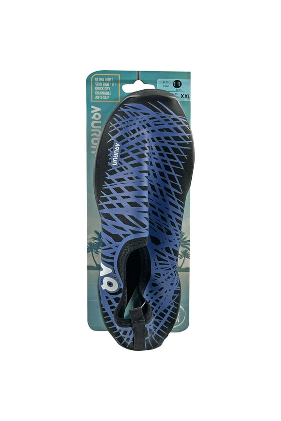 Black/Blue Water Shoes, Men's Size 11