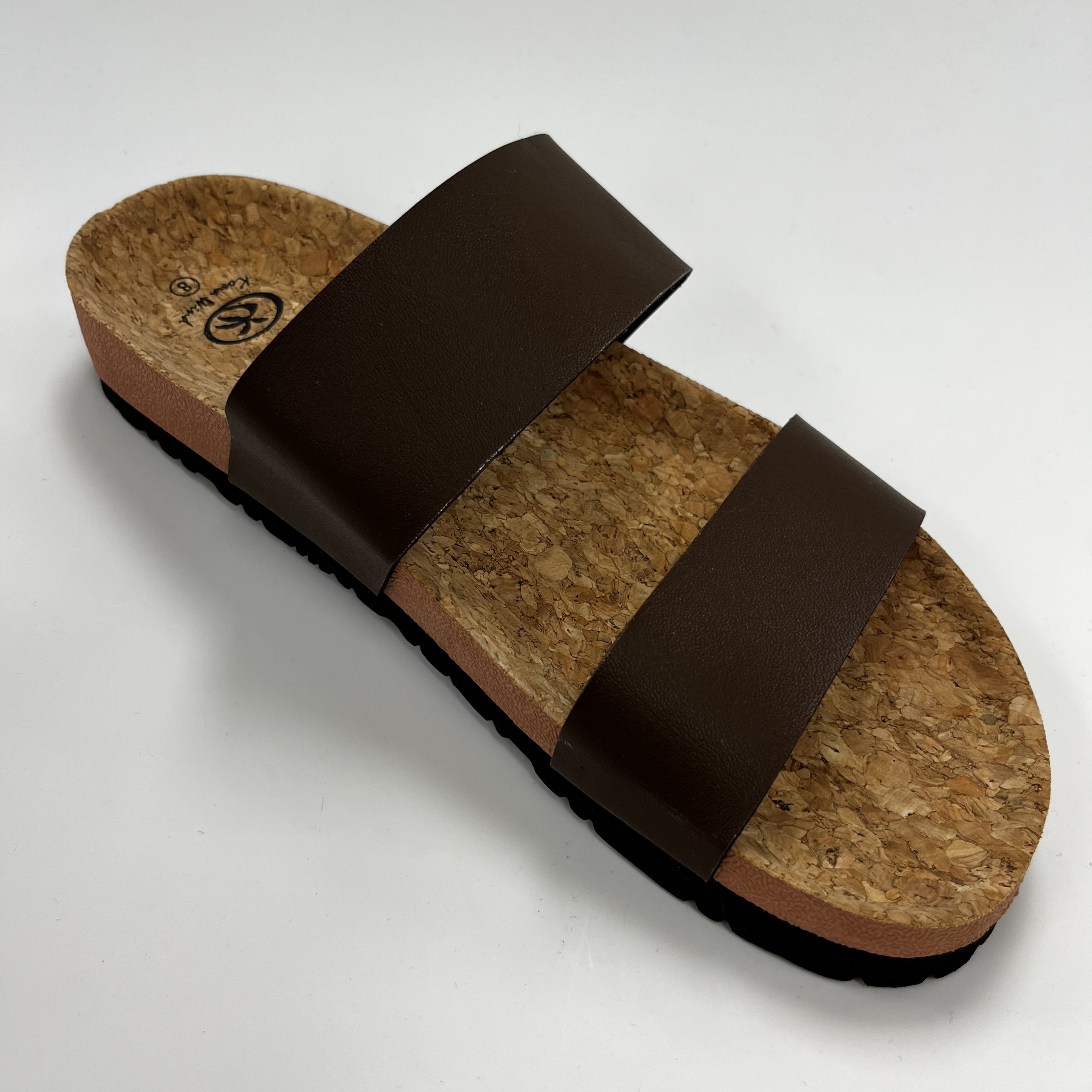 HI Ladies Double Band Slip-on Sandal
