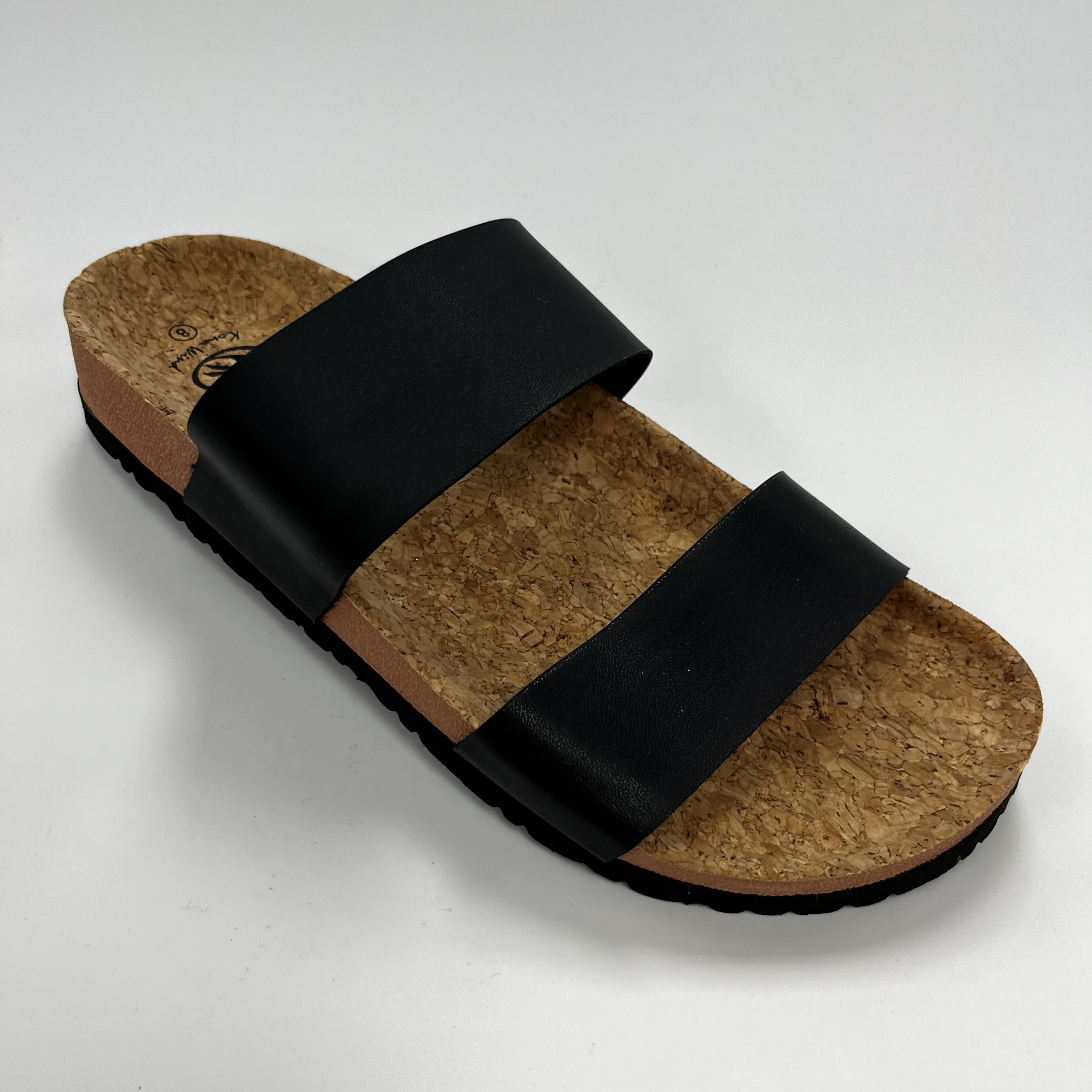 HI Ladies Double Band Slip-on Sandal