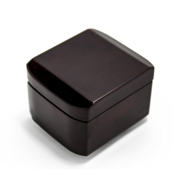 Hi Gloss Modern Petite 18 Note Music Box With Cut Edges - Bridge Over Troubled Water