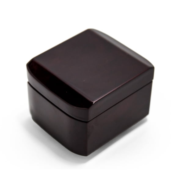 Hi Gloss Modern Petite 18 Note Music Box With Cut Edges - Jesus Loves Me