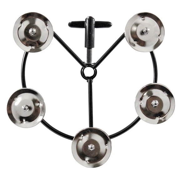 Hi-Hat Tambourine with Steel Jingles