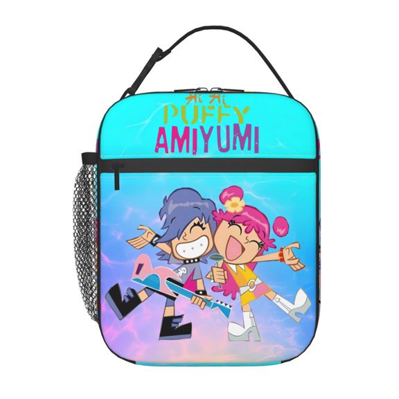 Hi Hi Puffy AmiYumi Insulated Lunch Bag - Reusable Lunch Box - Portable Lunch Tote