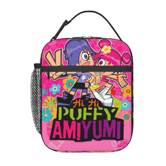 Hi Hi Puffy AmiYumi Insulated Lunch Bag - Reusable Lunch Box - Portable Lunch Tote