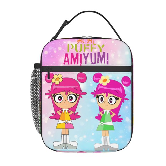 Hi Hi Puffy AmiYumi Insulated Lunch Bag - Reusable Lunch Box - Portable Lunch Tote