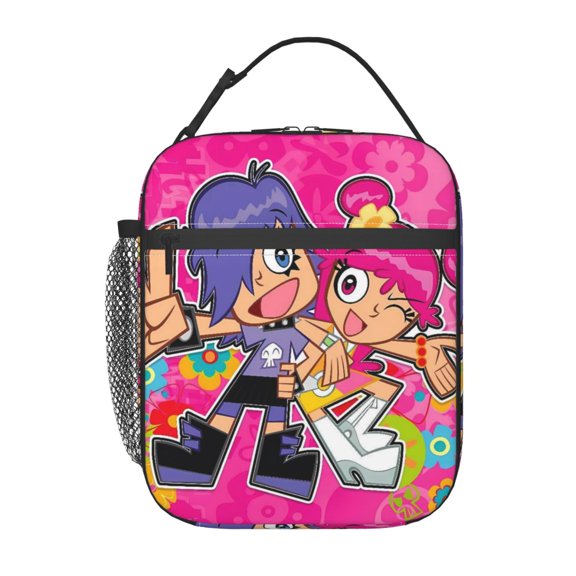 Hi Hi Puffy AmiYumi Insulated Lunch Bag - Reusable Lunch Box - Portable Lunch Tote