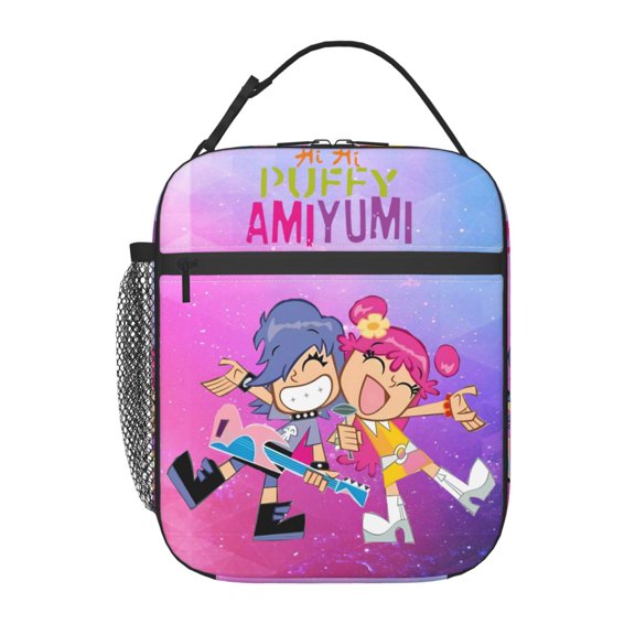 Hi Hi Puffy AmiYumi Insulated Lunch Bag - Reusable Lunch Box - Portable Lunch Tote