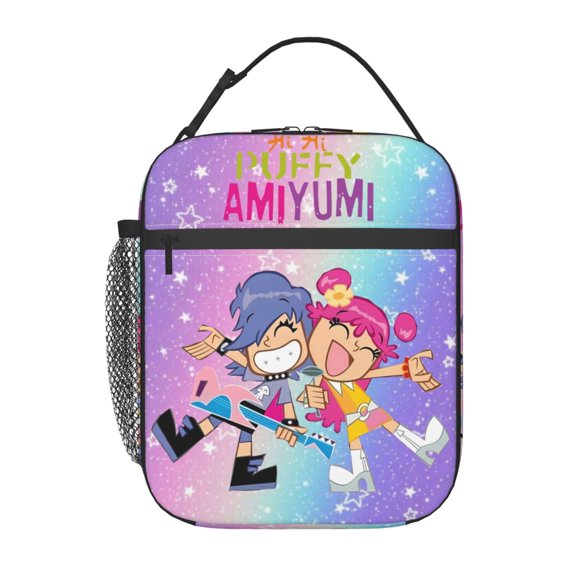 Hi Hi Puffy AmiYumi Insulated Lunch Bag - Reusable Lunch Box - Portable Lunch Tote