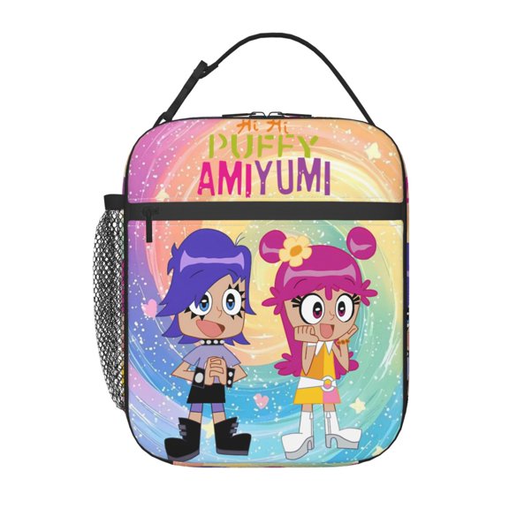 Hi Hi Puffy AmiYumi Insulated Lunch Bag - Reusable Lunch Box - Portable Lunch Tote