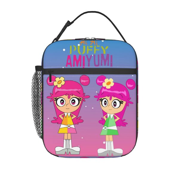 Hi Hi Puffy AmiYumi Insulated Lunch Bag - Reusable Lunch Box - Portable Lunch Tote