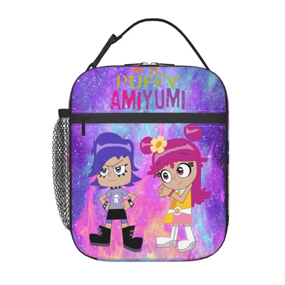 Hi Hi Puffy AmiYumi Insulated Lunch Bag - Reusable Lunch Box - Portable Lunch Tote