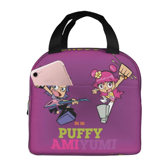 Hi Hi Puffy Amiyumi Lunch Bag Tote Bag Insulated Lunch Box Picnic Beach Fishing Work