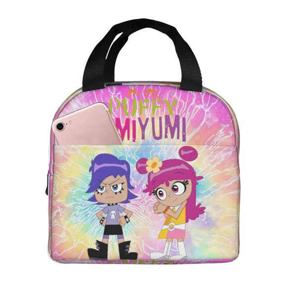 Hi Hi Puffy Amiyumi Lunch Bag Tote Bag Insulated Lunch Box Picnic Beach Fishing Work