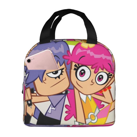 Hi Hi Puffy Amiyumi Lunch Bag Tote Bag Insulated Lunch Box Picnic Beach Fishing Work