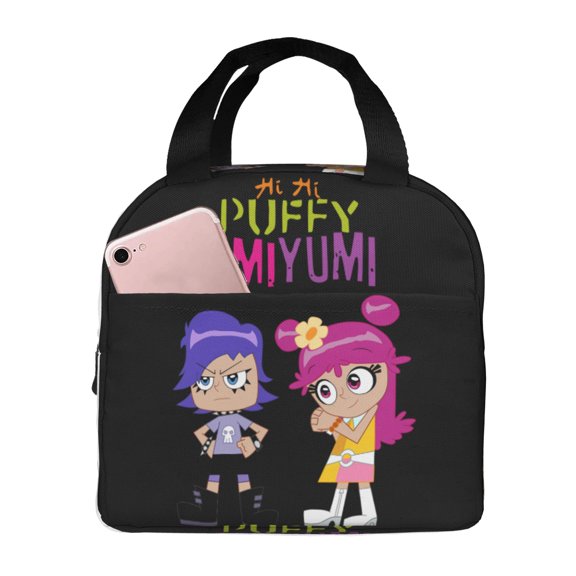 Hi Hi Puffy Amiyumi Lunch Bag Tote Bag Insulated Lunch Box Picnic Beach Fishing Work