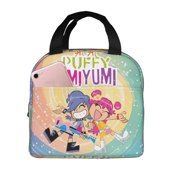 Hi Hi Puffy Amiyumi Lunch Bag Tote Bag Insulated Lunch Box Picnic Beach Fishing Work