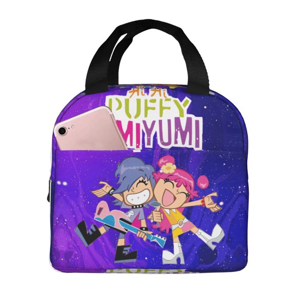 Hi Hi Puffy Amiyumi Lunch Bag Tote Bag Insulated Lunch Box Picnic Beach Fishing Work