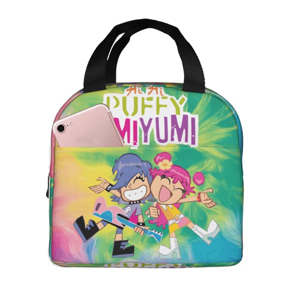 Hi Hi Puffy Amiyumi Lunch Bag Tote Bag Insulated Lunch Box Picnic Beach Fishing Work