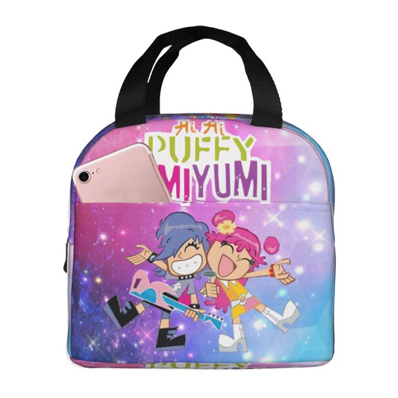 Hi Hi Puffy Amiyumi Lunch Bag Tote Bag Insulated Lunch Box Picnic Beach Fishing Work