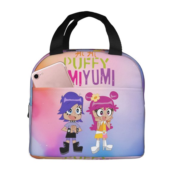 Hi Hi Puffy Amiyumi Lunch Bag Tote Bag Insulated Lunch Box Picnic Beach Fishing Work
