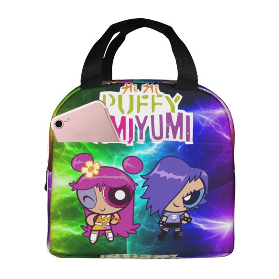 Hi Hi Puffy Amiyumi Lunch Bag Tote Bag Insulated Lunch Box Picnic Beach Fishing Work