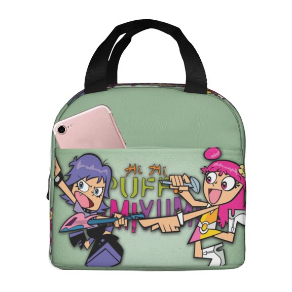 Hi Hi Puffy Amiyumi Lunch Bag Tote Bag Insulated Lunch Box Picnic Beach Fishing Work