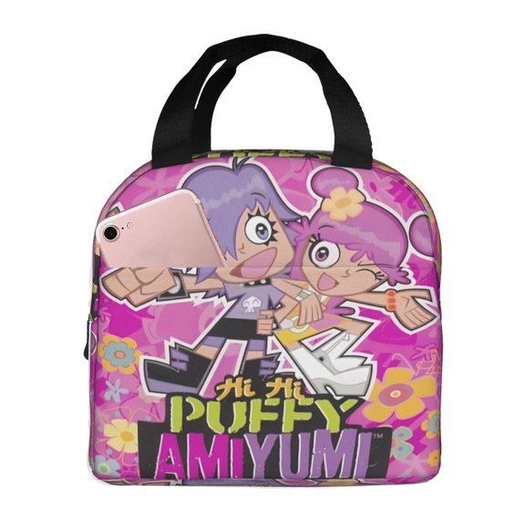 Hi Hi Puffy Amiyumi Lunch Bag Tote Bag Insulated Lunch Box Picnic Beach Fishing Work