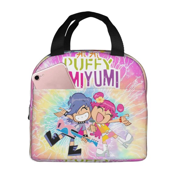 Hi Hi Puffy Amiyumi Lunch Bag Tote Bag Insulated Lunch Box Picnic Beach Fishing Work