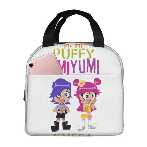Hi Hi Puffy Amiyumi Lunch Bag Tote Bag Insulated Lunch Box Picnic Beach Fishing Work