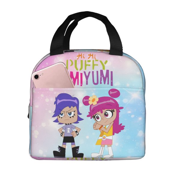 Hi Hi Puffy Amiyumi Lunch Bag Tote Bag Insulated Lunch Box Picnic Beach Fishing Work
