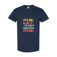 thumbnail image 1 of Hi Im The Librarian A Funny Back To School Reading Teacher Gift Unisex T-Shirt, 1 of 2