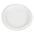 thumbnail image 1 of Hi-Impact Plastic Dinnerware, Plate, 9" Dia, White, 500/carton | Bundle of 5 Cartons, 1 of 2