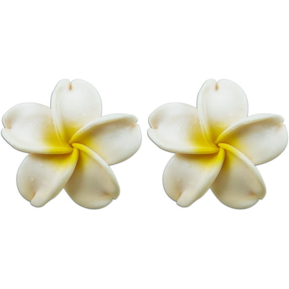 Hi Jewelry Fimo Small White and Yellow Earrings for Women