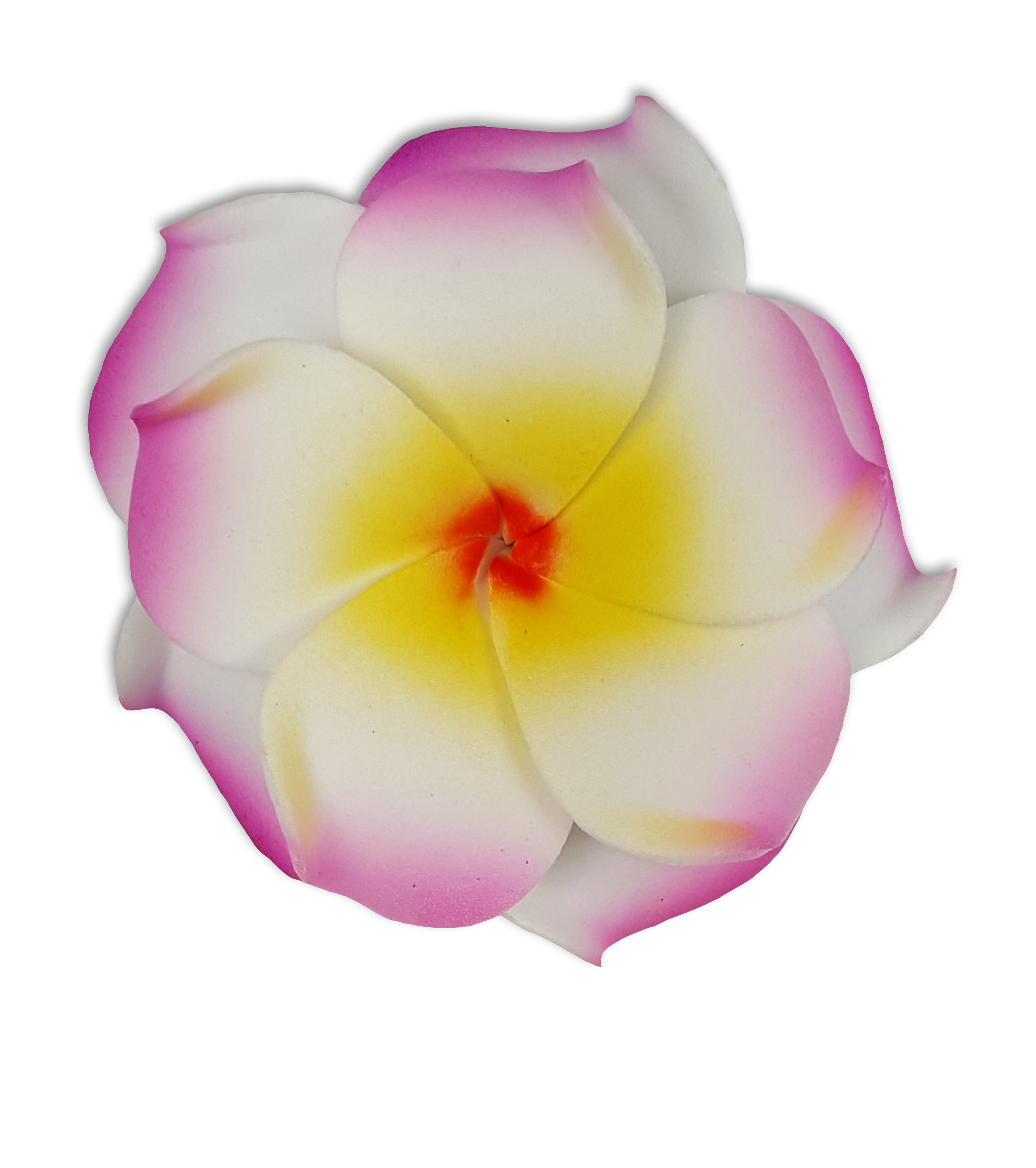 Hi Jewelry Double Foam Hair Clip, Pink White