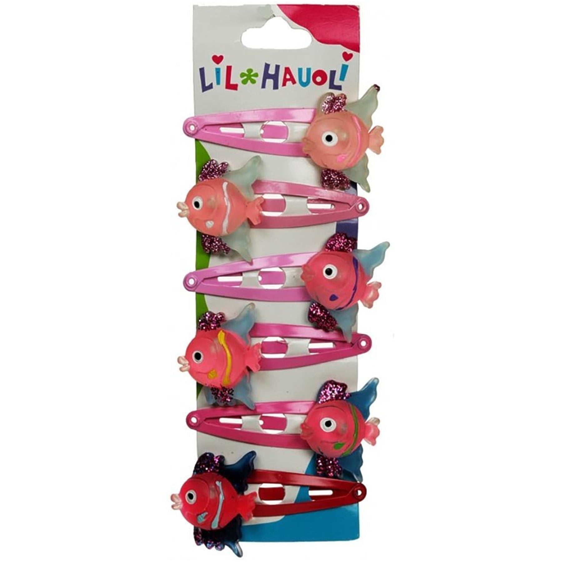 Hi Jewelry Lil Hauoli Bubble Fish Decorative Snap Hair Clip