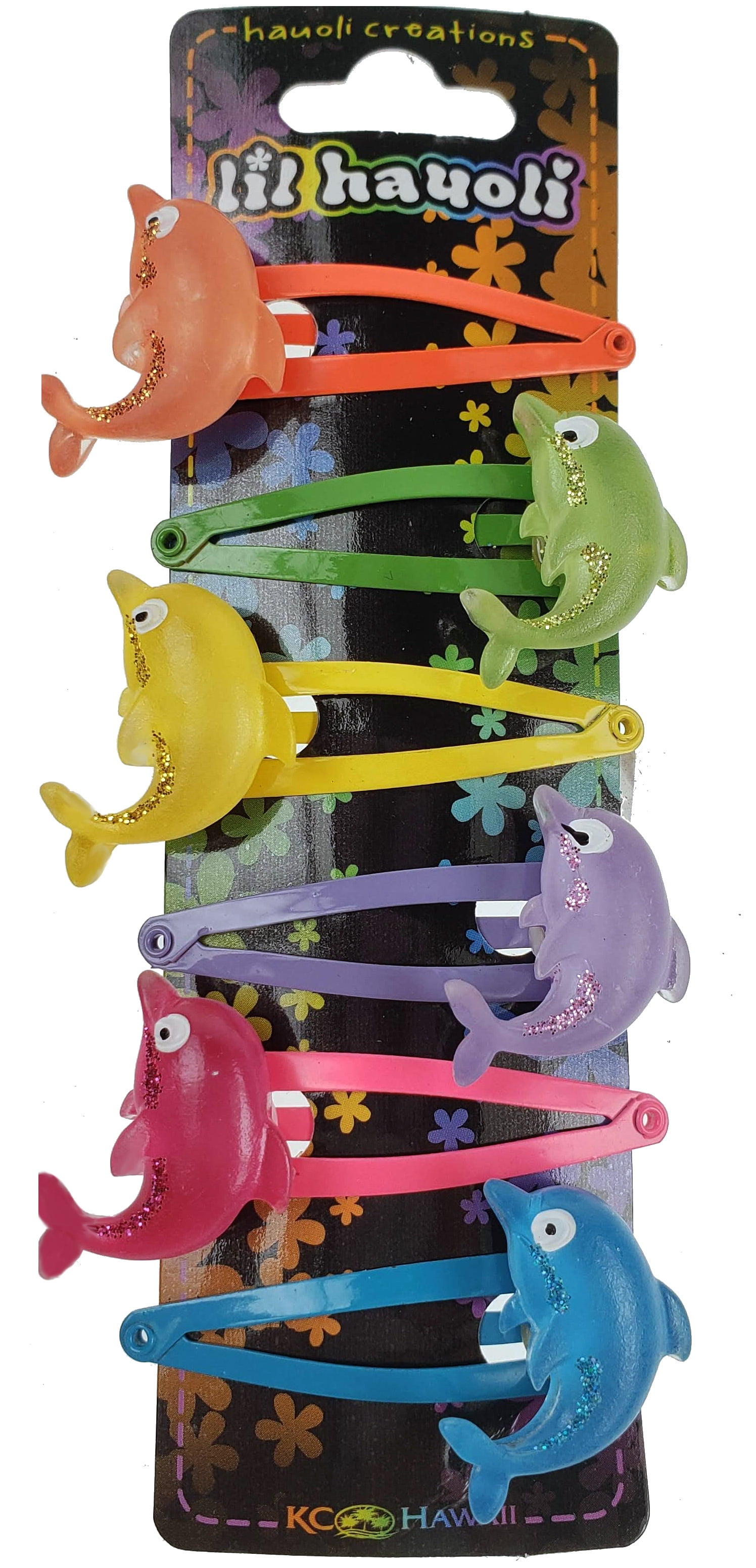 Hi Jewelry Lil Hauoli Jumping Dolphin Snap Hair Clip