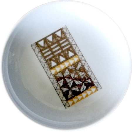 Hi Kalama Collection Tapa 9in Round Plate