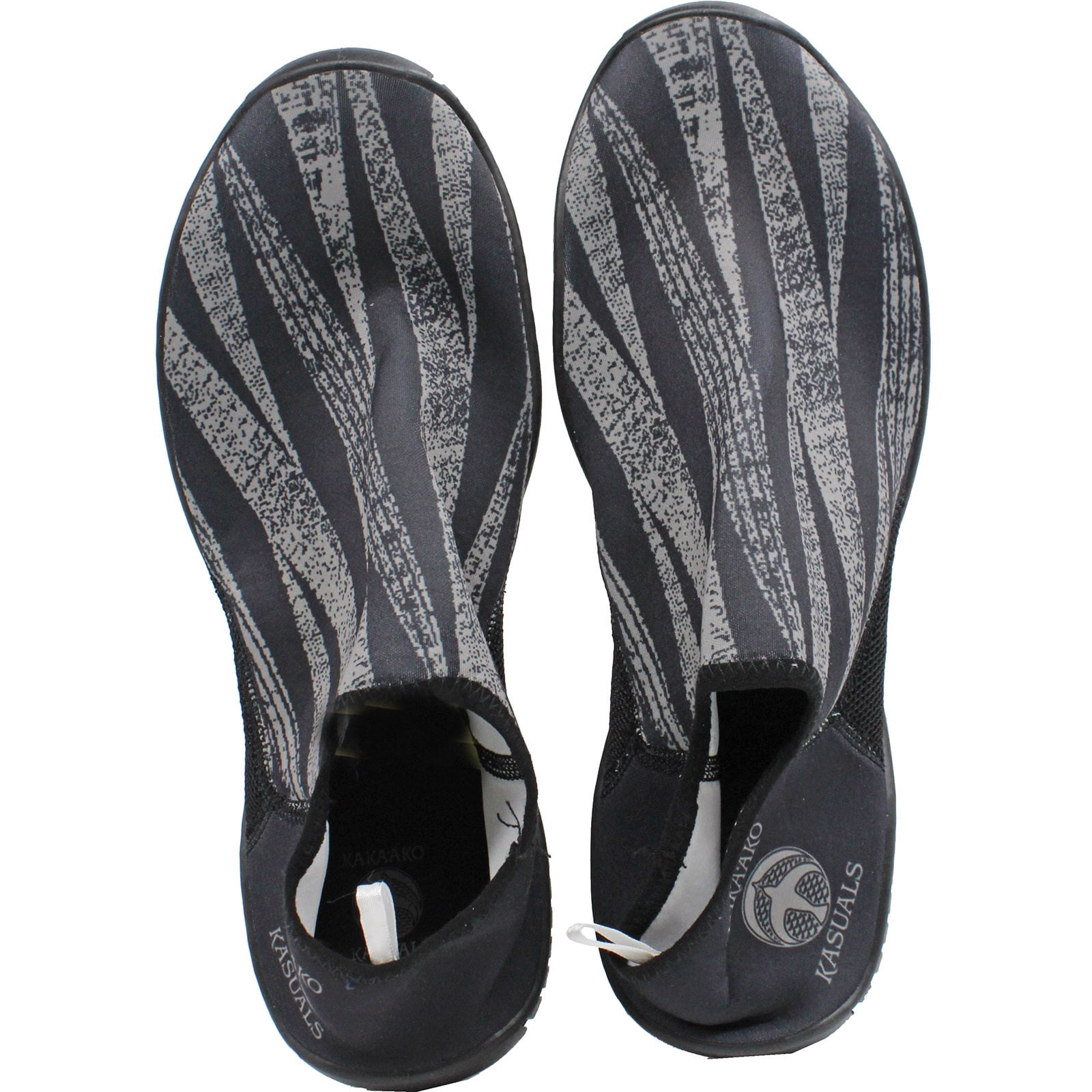 Kakaako Kasuals Kai Unisex Reef Walker US Adult Size 11, Black/Gray