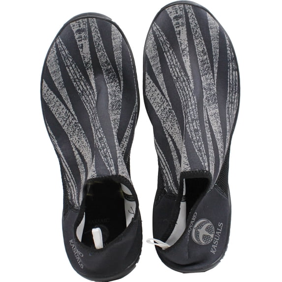 Kakaako Kasuals Kai Unisex Reef Walker US Adult Size 11, Black/Gray