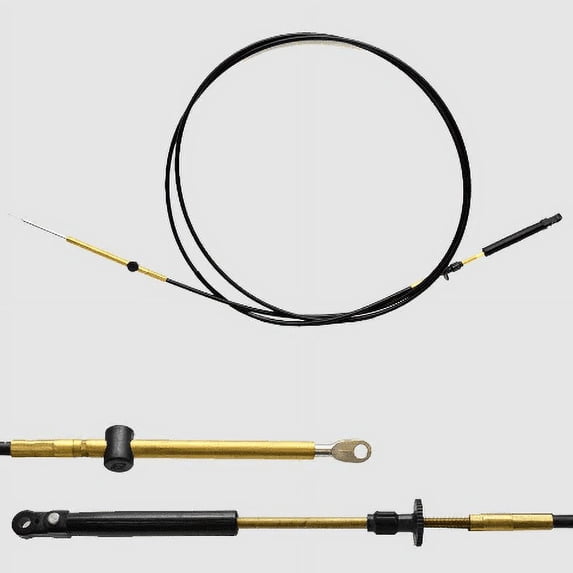 Hi-Lex Boat Control Cable 284 16H 20FT | OMC Evinrude Black 20 Feet ...
