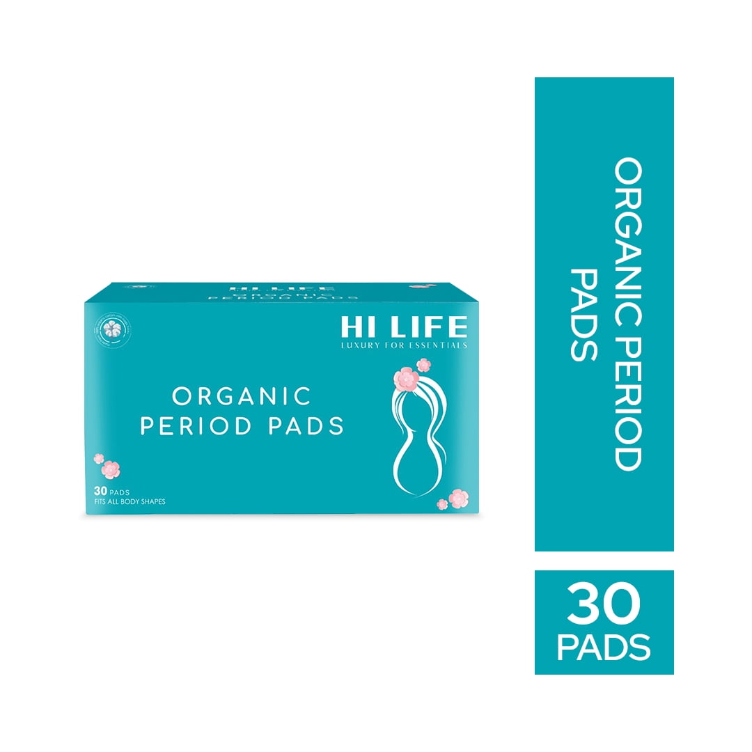 Hi Life Organic PadsSanitary PadsNapkinsTowelsPeriod Pads for Heavy